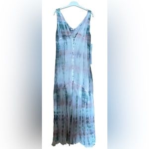 Young fabulous and broke tie dye maxi dress